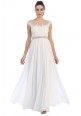 Beaded Lace Chiffon Long Gown