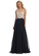 Beaded Chiffon Gown